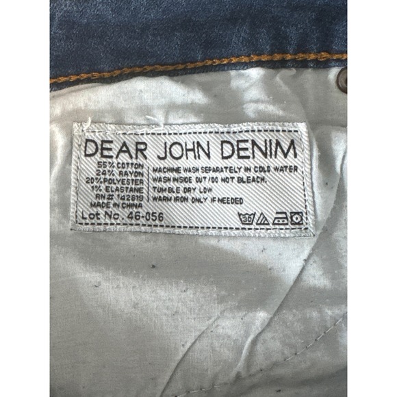 Dear John Women Size 30 Playback Comfort Straight Jeans Blue Wash - Picture 5 of 9